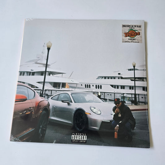 LARRY JUNE - SPACESHIPS ON THE BLADE (SEALED) 2XLP VINYL -NEW!-