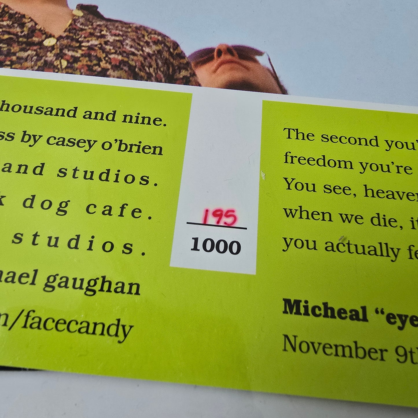 FACE CANDY (EYEDEA) - WASTE AGE TEEN LAND LIMITED EDITION VINYL -PRE OWNED-