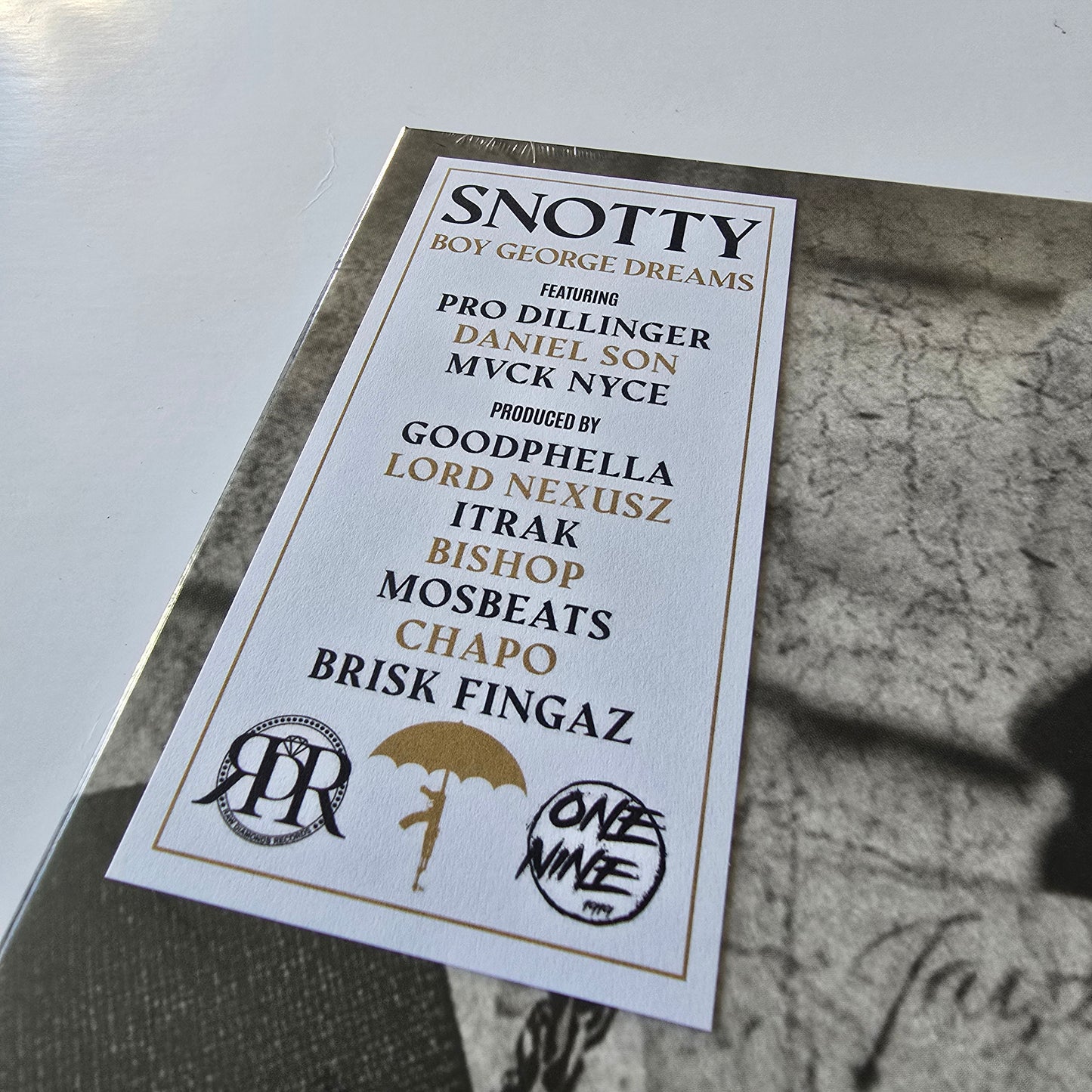 SNOTTY - BOY GEORGE DREAMS (SEALED) LIMITED EDITION VINYL -NEW!-