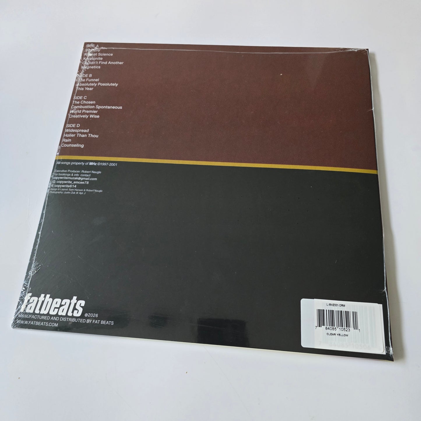 MHZ - TABLE SCRAPS (SEALED) LIMITED EDITION YELLOW COLORED VINYL -NEW!-