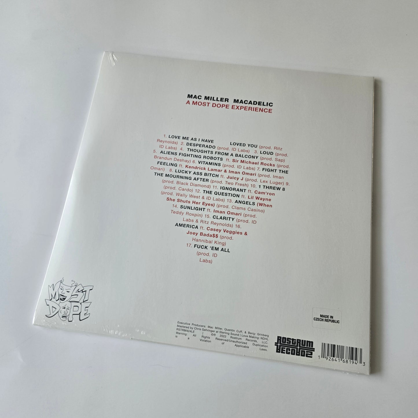 MAC MILLER - MACADELIC (SEALED) SILVER VINYL 2XLP -NEW!-