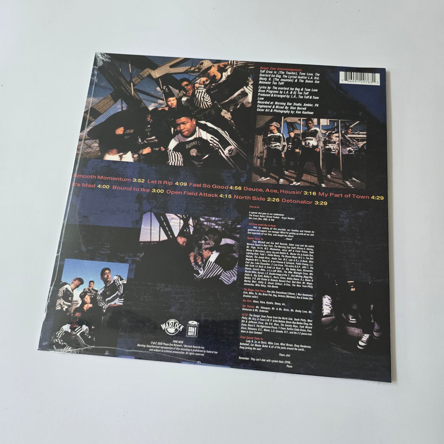 TUFF CREW - DANGER ZONE LIMITED EDITION VINYL -NEW!-