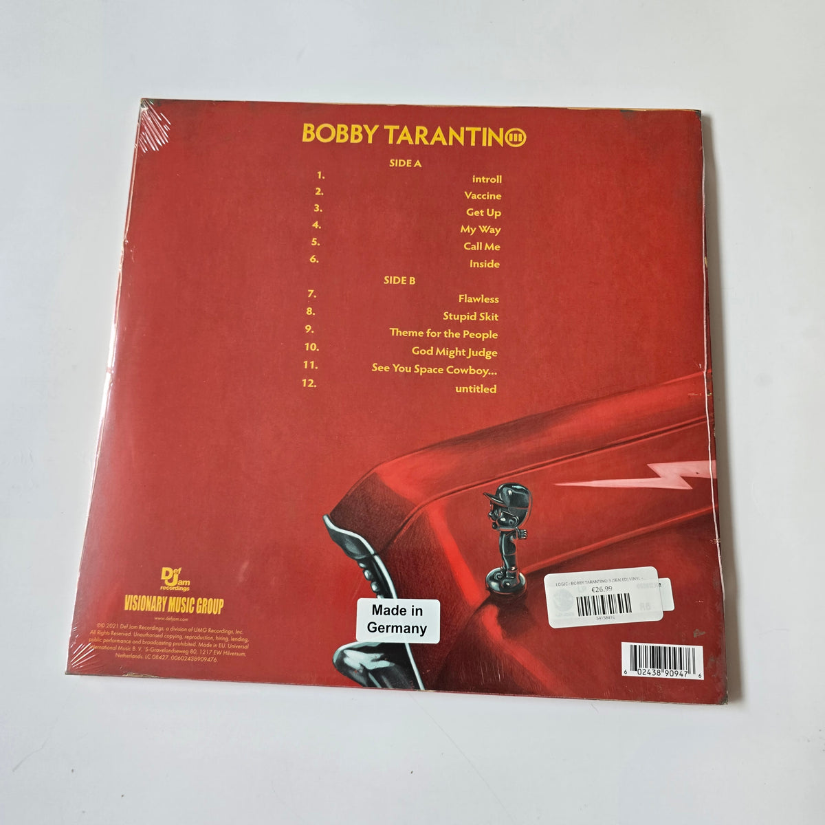 LOGIC - BOBBY TARANTINO 3 (SEALED) VINYL -NEW!-