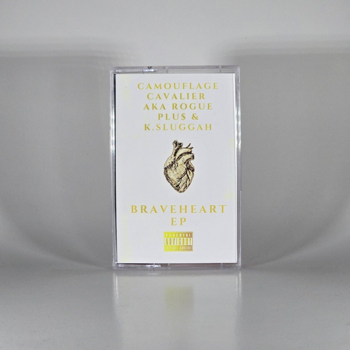 CAMOUFLAGE CAVALIER (ROGUE PLUS) & K.SLUGGAH - BRAVEHEART EP LIMITED EDITION CASSETTE -NEW!-