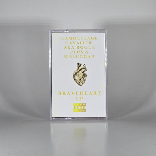 CAMOUFLAGE CAVALIER (ROGUE PLUS) & K.SLUGGAH - BRAVEHEART EP LIMITED EDITION CASSETTE -NEW!-