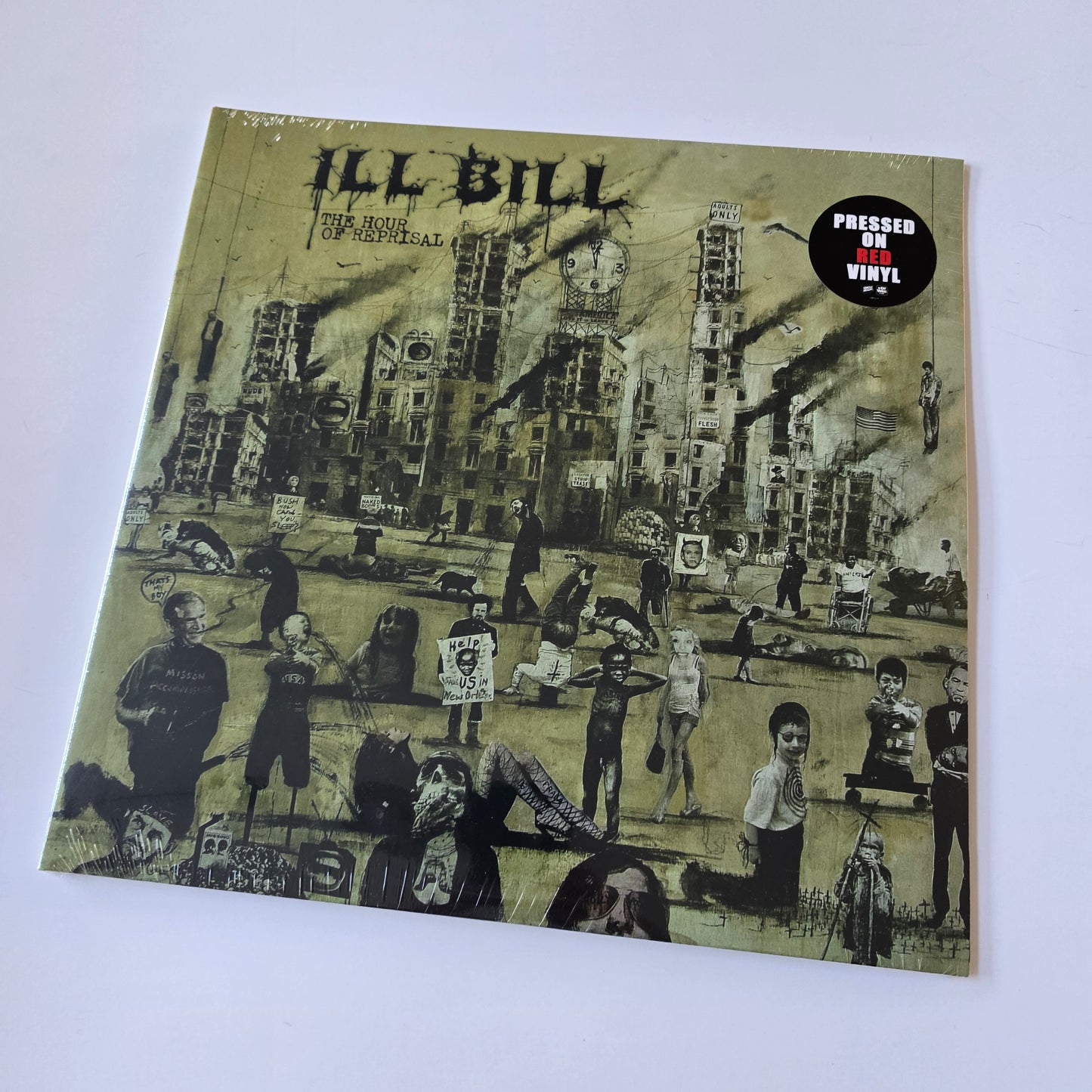 ILL BILL - THE HOUR OF REPRISAL (SEALED) RED COLORED LIMITED EDITION VINYL - NEW!-