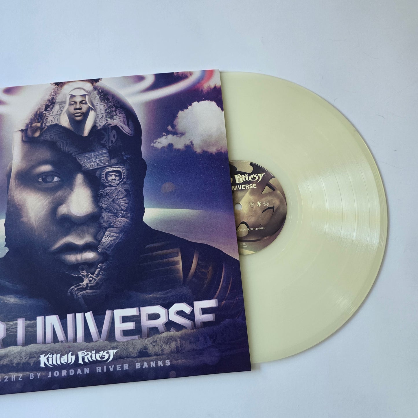 KILLAH PRIEST IN 432 HZ BY JORDAN RIVER BANKS - MR. UNIVERSE LIMITED EDITION GLOW IN THE DARK VINYL -LIKE NEW!-