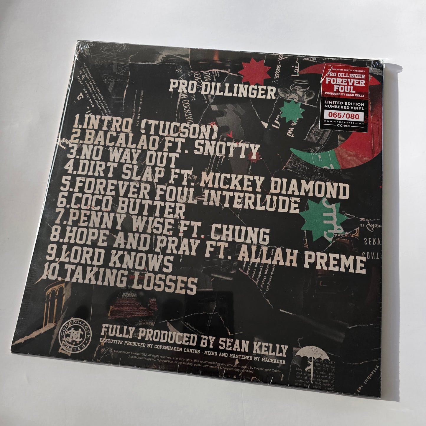 PRO DILLINGER - FOREVER FOUL (SEALED) LIMITED EDITION HALF/HALF VINYL -NEW!-