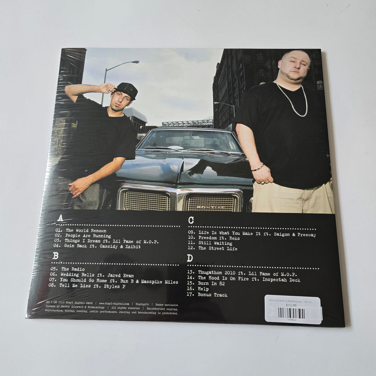 STATIK SELEKTAH & TERMANOLOGY - 1982 (SEALED) LIMITED EDITION VINYL -NEW!-
