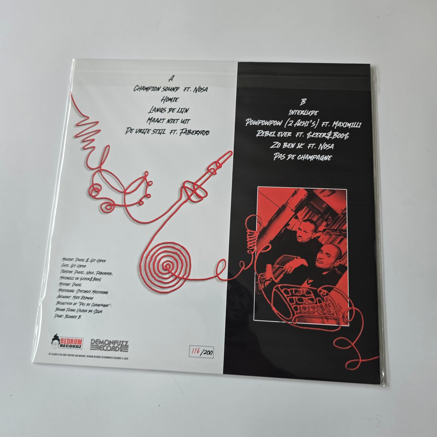 DUVEL X GIT HYPER - DE RODE DRAAD, FINAL EDITION (SEALED) LIMITED EDITION VINYL -NEW!-