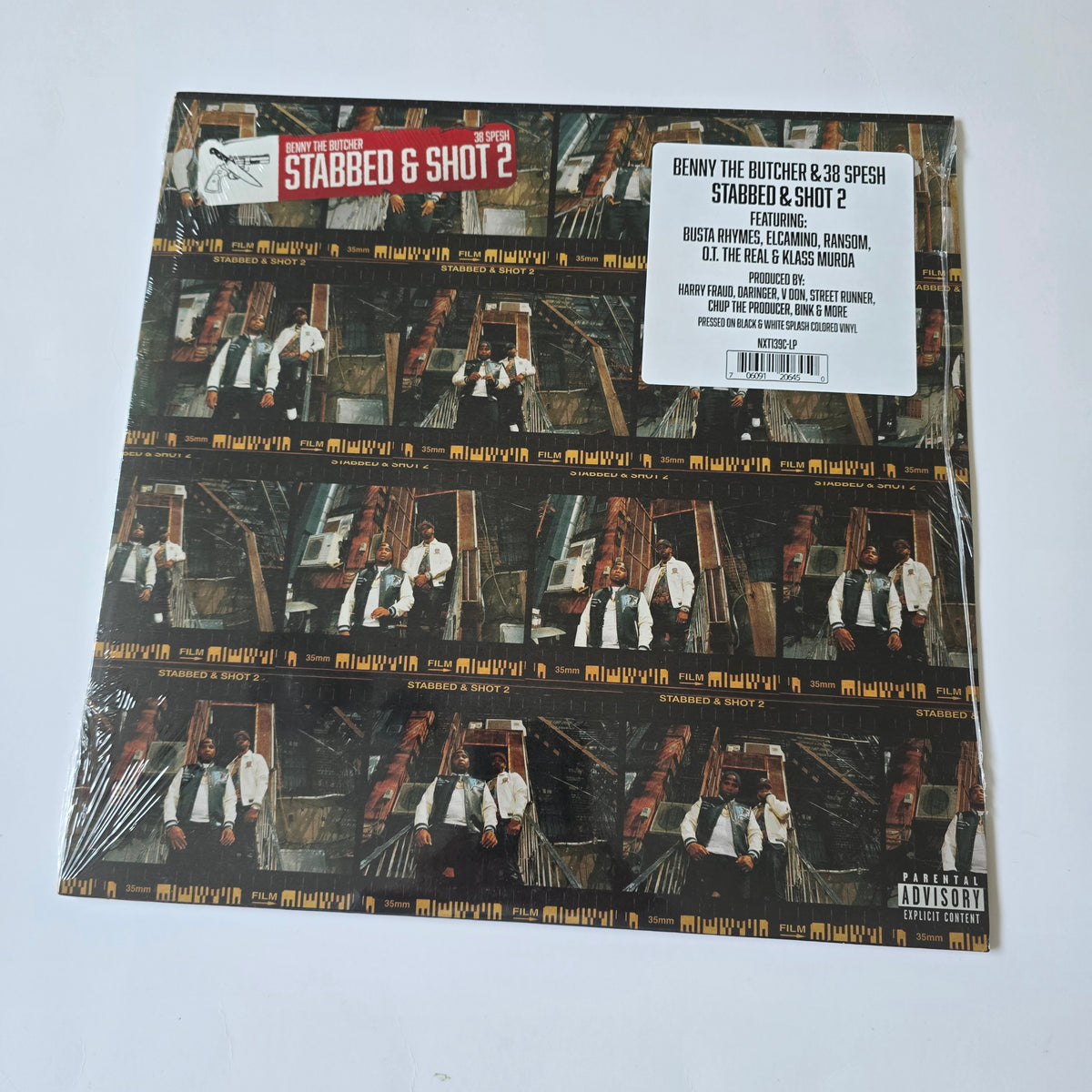 BENNY THE BUTCHER & 38 SPESH - STABBED & SHOT 2 (SEALED)SPLASH VINYL -NEW!-