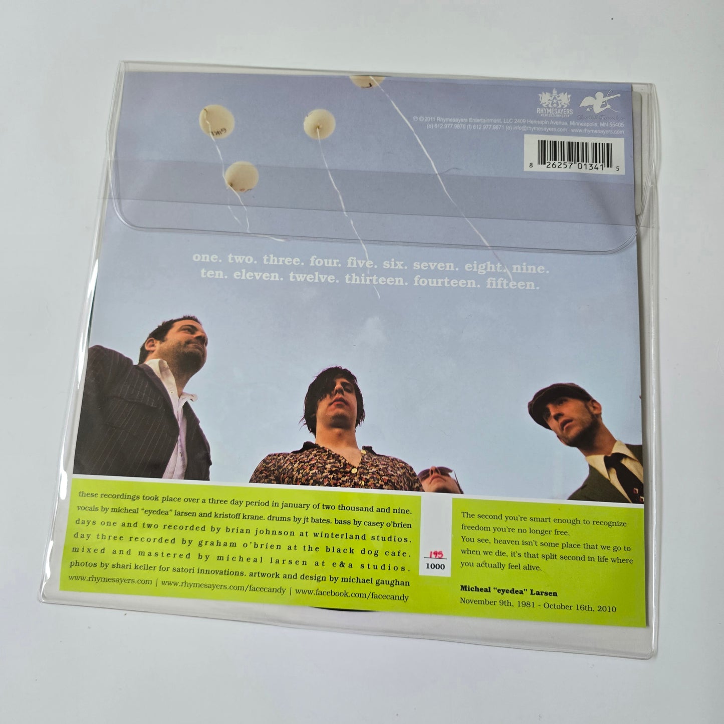 FACE CANDY (EYEDEA) - WASTE AGE TEEN LAND LIMITED EDITION VINYL -PRE OWNED-