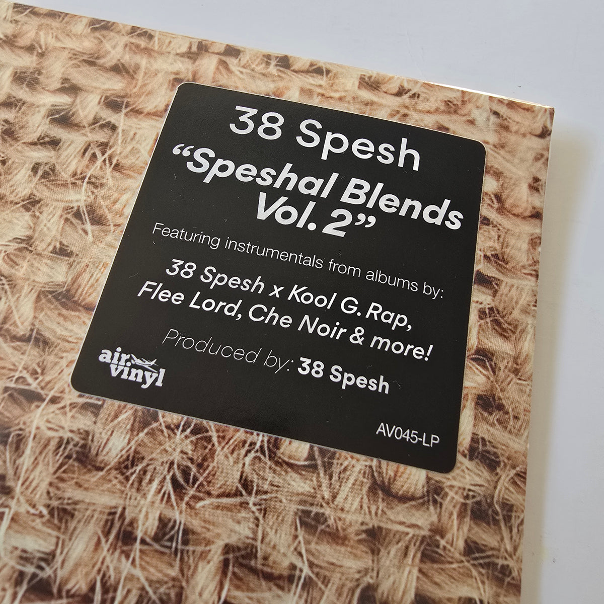 38 SPESH - SPESHAL BLENDS V.2 (SEALED) VINYL -NEW!-