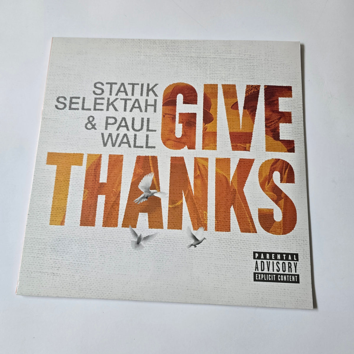 STATIK SELEKTAH X PAUL WALL - GIVE THANKS (SEALED) VINYL -NEW!-