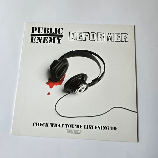 PUBLIC ENEMY/DEFORMER - CHECK WHAT YOU'RE LISTENING TO REMIX 12" VINYL -NEW!-