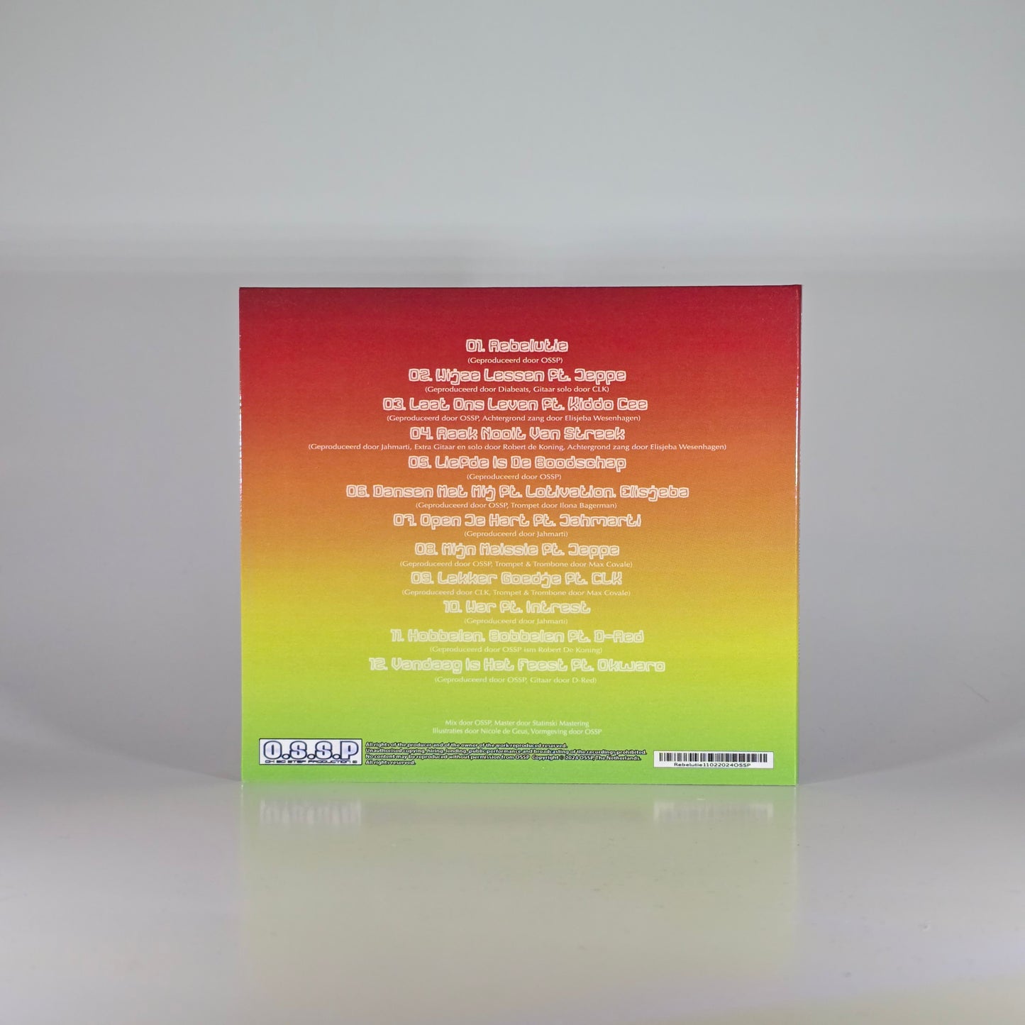 MC STEF & DAS DE RIJMMANIAK - REBELUTIE CD -NIEUW!-