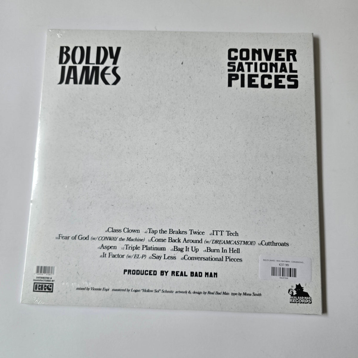 BOLDY JAMES - REAL BAD MAN - CONVERSTATIONAL PIECES (SEALED) 2XL VINYL -NEW!-