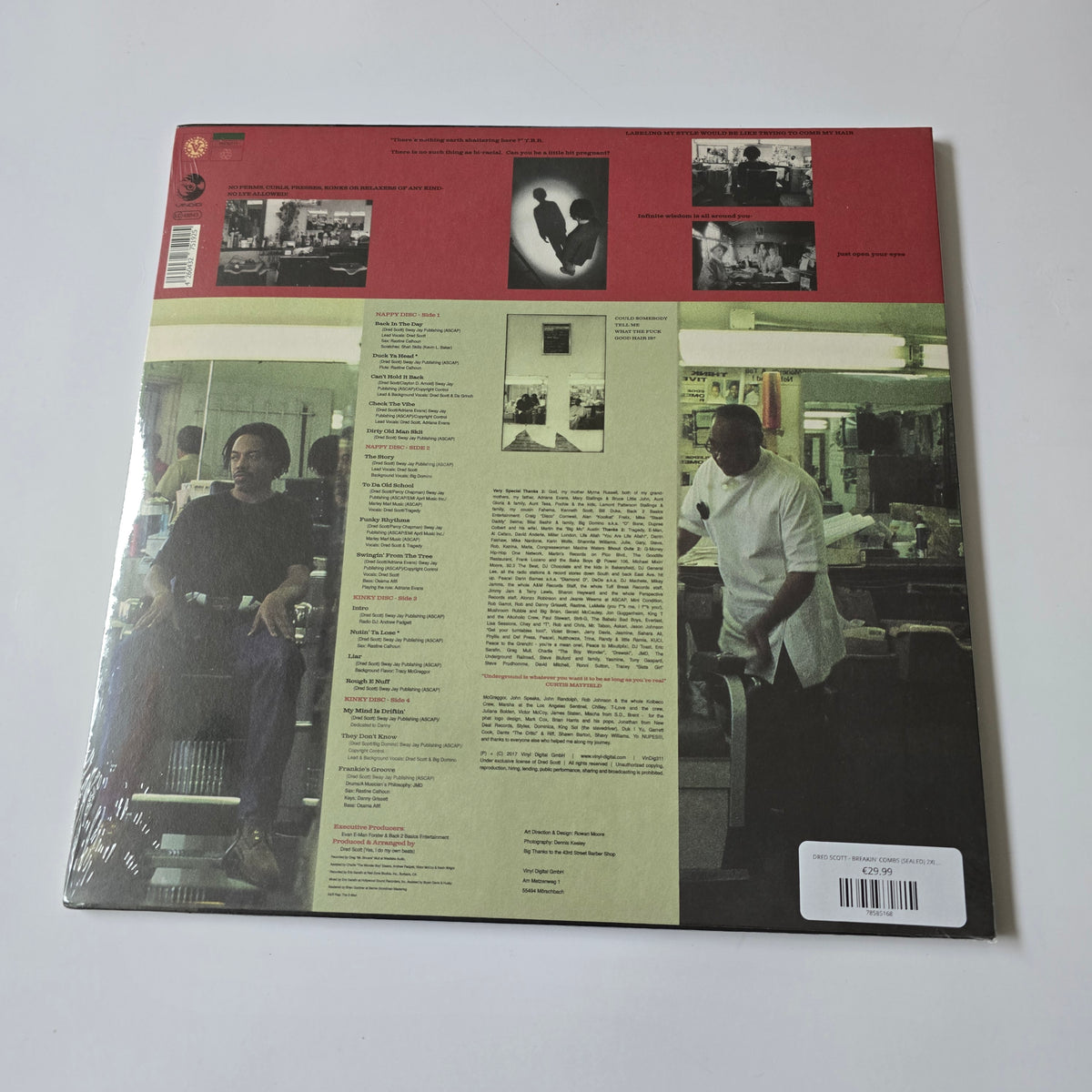 DRED SCOTT - BREAKIN' COMBS (SEALED) 2XLP VINYL -NEW!-