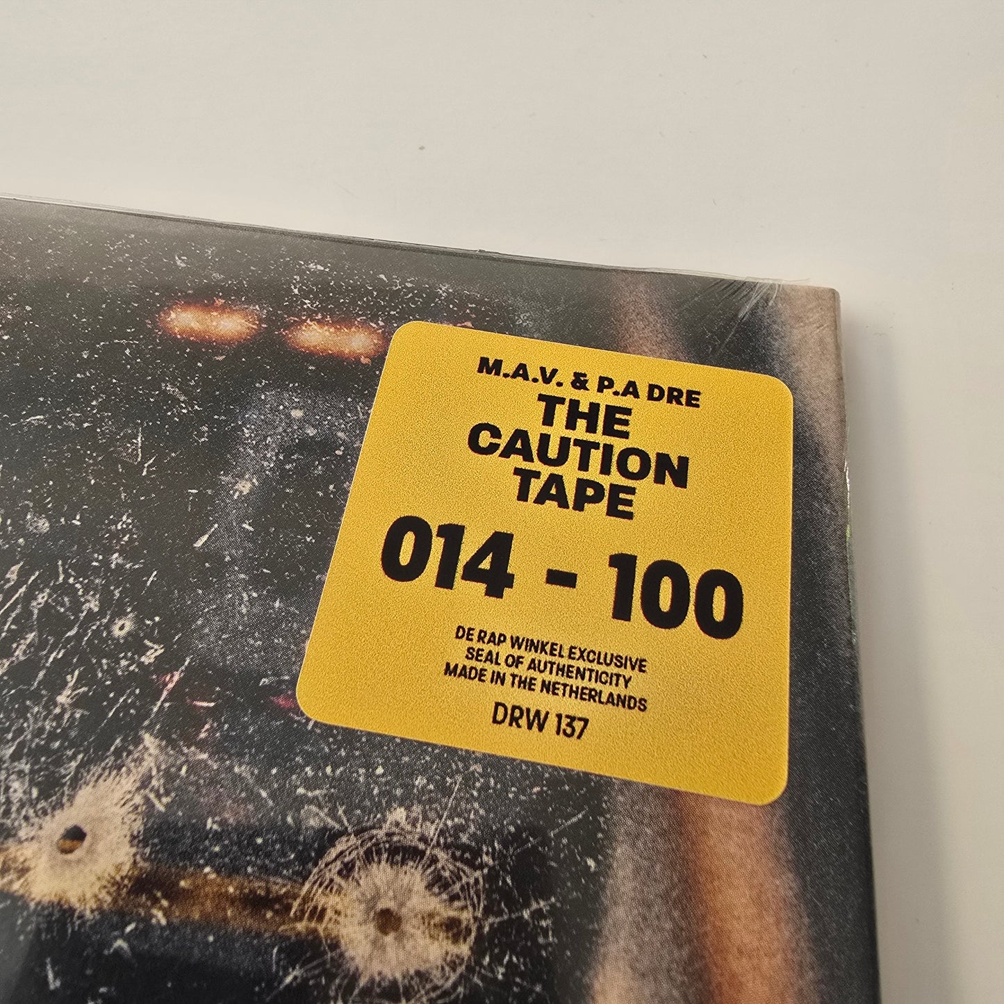 M.A.V. & P.A. DRE - THE CAUTION TAPE (SEALED) LIMITED EDITION COLORED VINYL -NEW!-