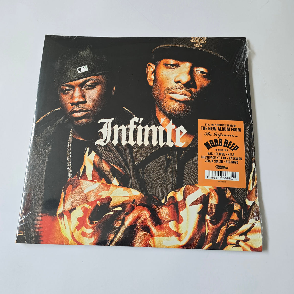 MOBB DEEP - INFINITE (SEALED) LIMITED EDITION ORANGE COLORED VINYL -NEW!-