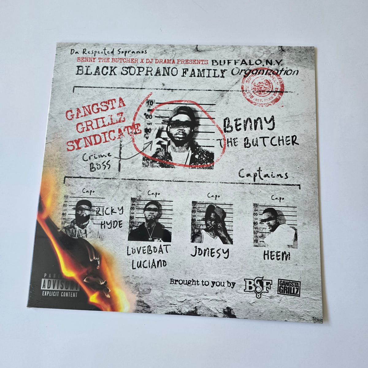 BENNY THE BUTCHER & DJ DRAMA - BLACK SOPRANO FAMILY (SEALED) VINYL -NEW!-