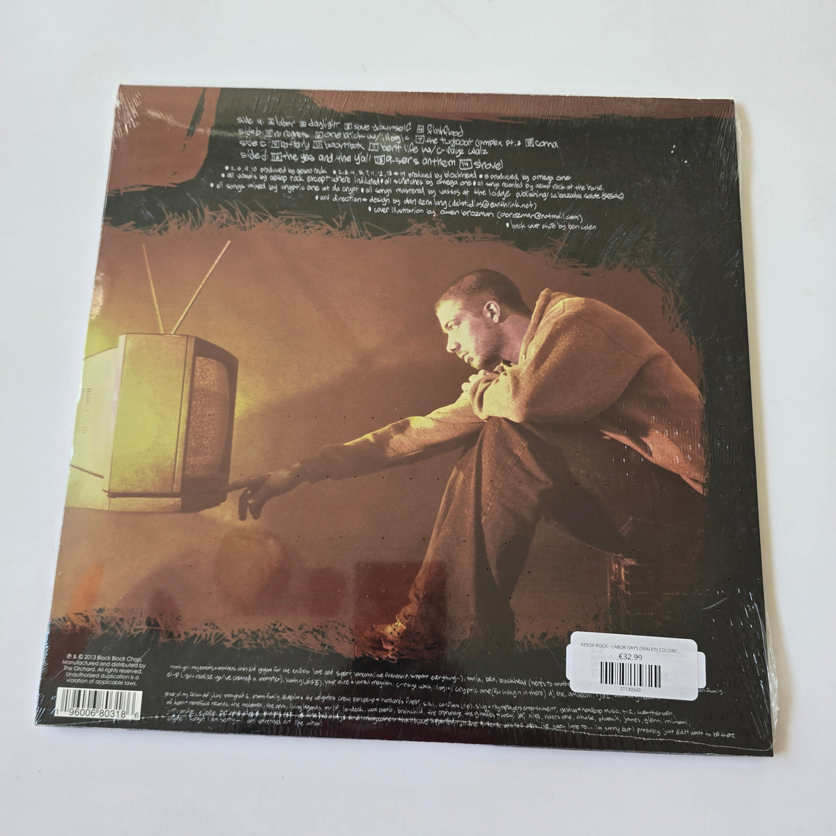 AESOP ROCK - LABOR DAYS (SEALED) COLORED VINYL -NEW!-