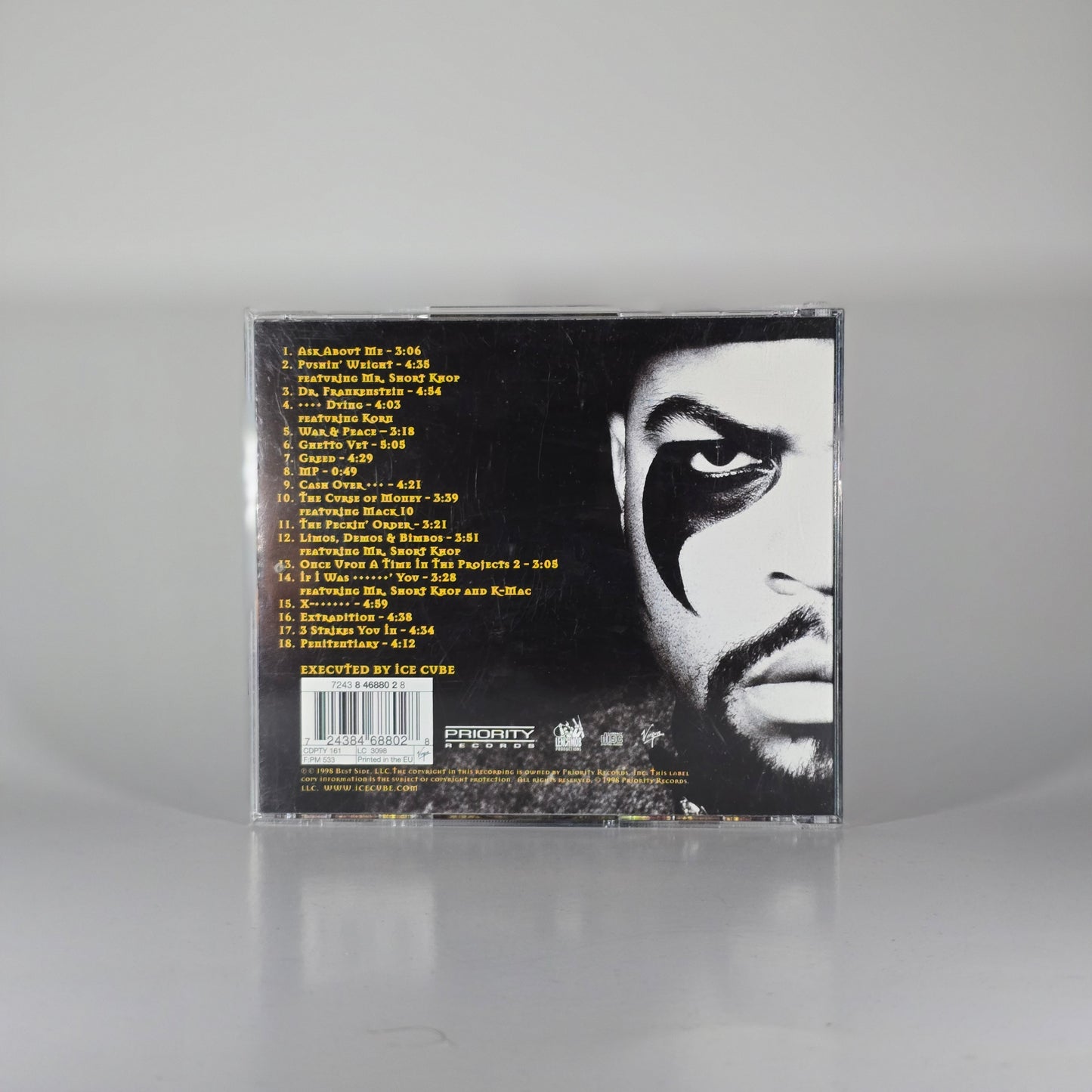 ICE CUBE - WAR & PEACE VOL. 1 (THE WAR DISC) CD