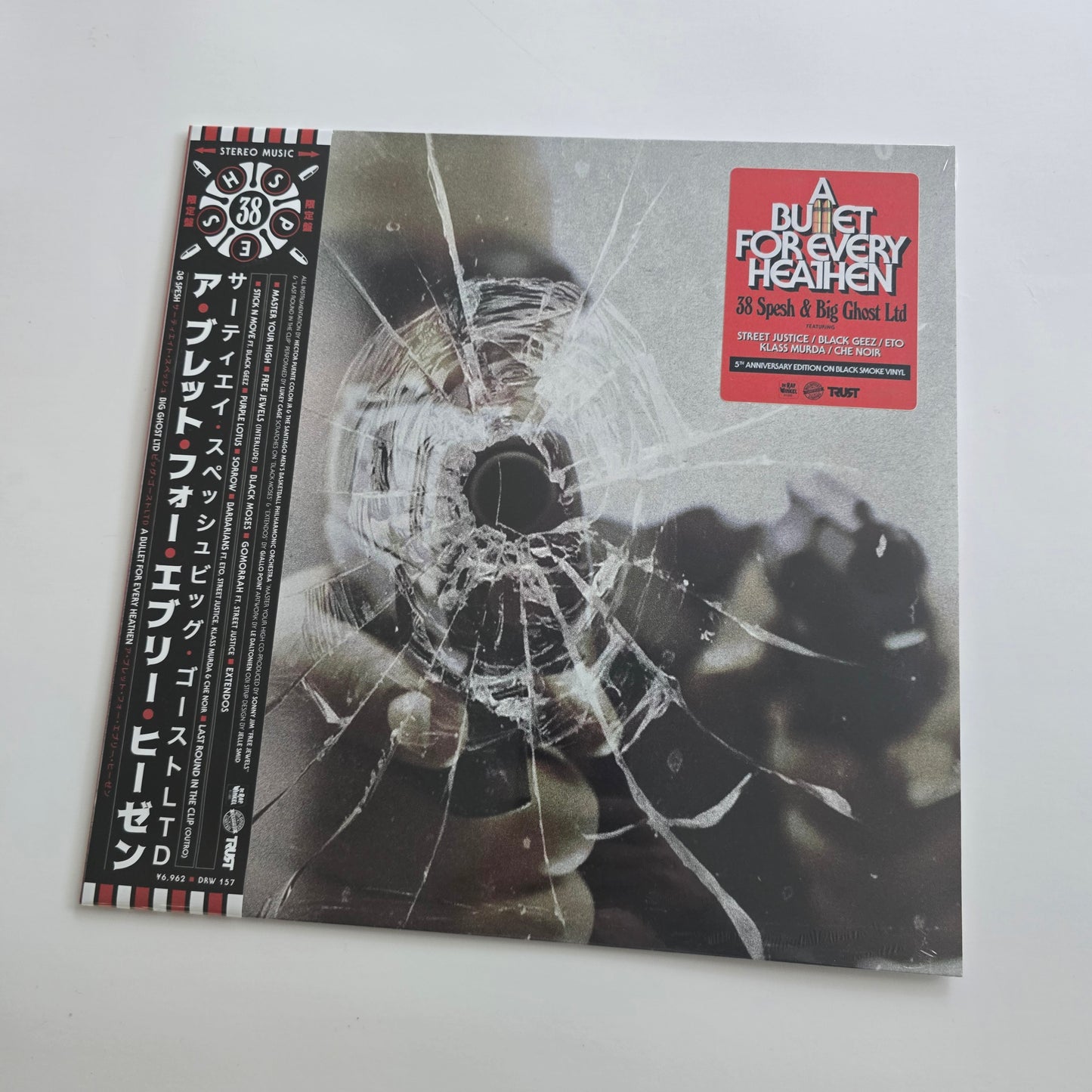 38 SPESH X BIG GHOST LTD - A BULLET FOR EVERY HEATHEN (SEALED) LIMITED EDITION BLACK SMOKE VINYL -NEW!-