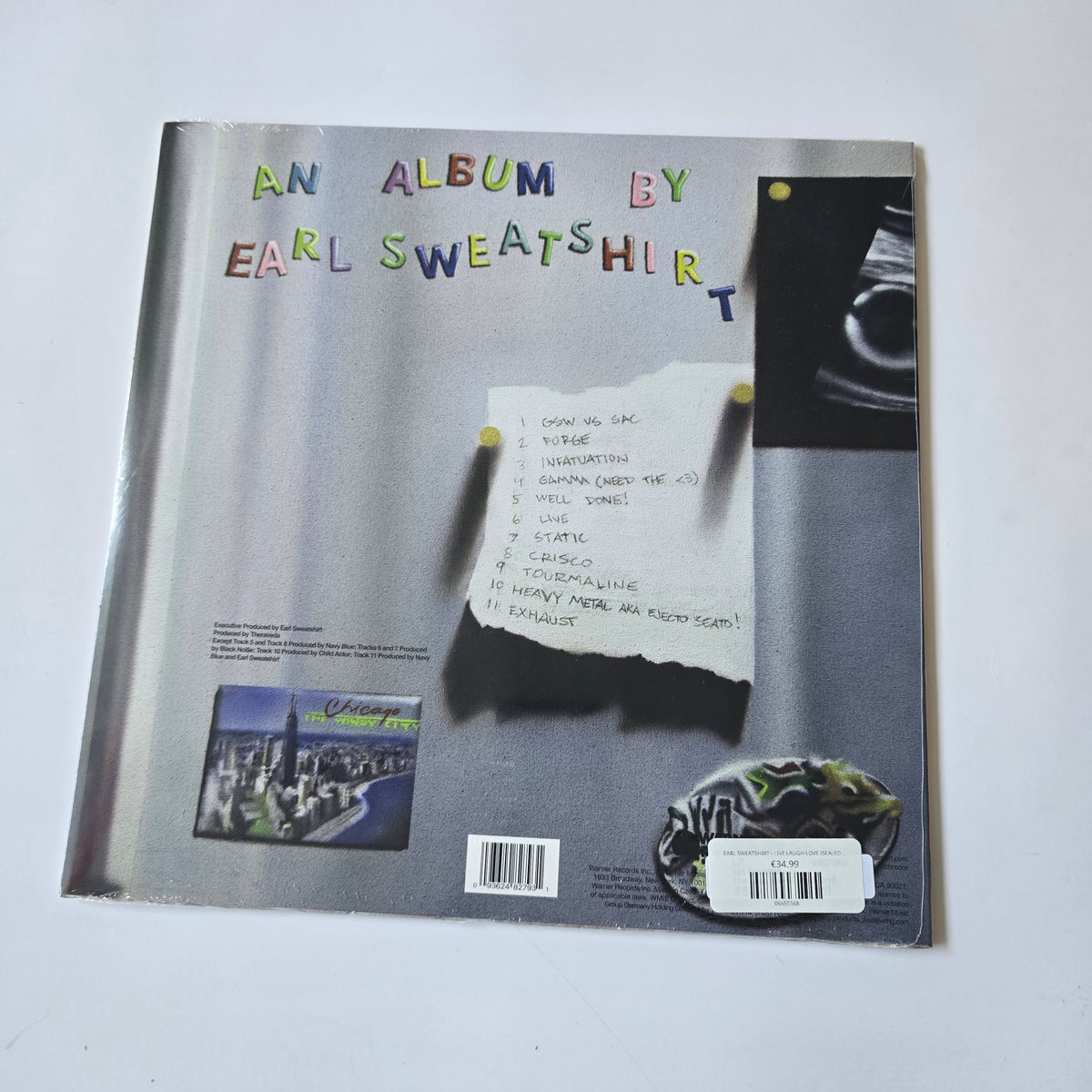 EARL SWEATSHIRT - LIVE LAUGH LOVE (SEALED) LIMITED EDITION COLORED VINYL -NEW!-