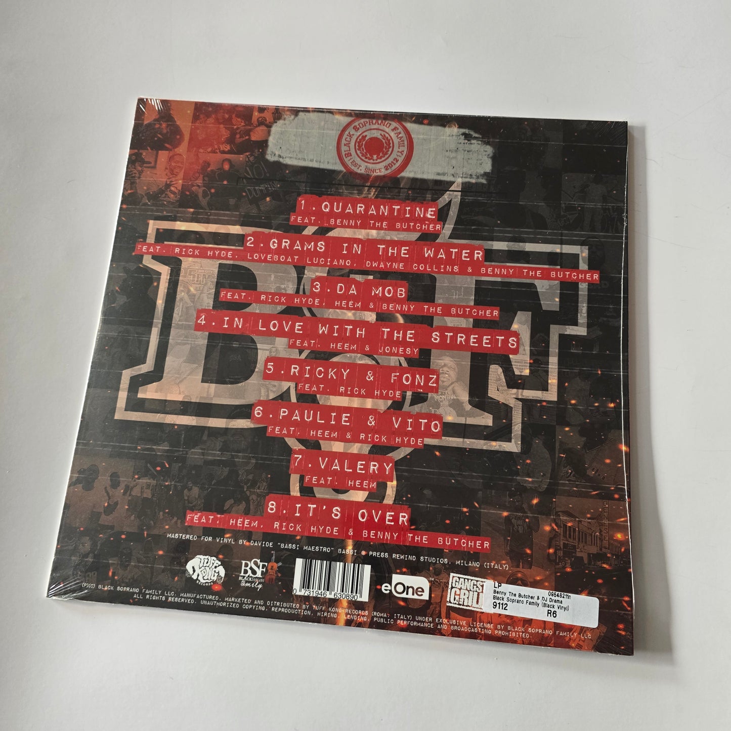 BENNY THE BUTCHER & DJ DRAMA - BLACK SOPRANO FAMILY (SEALED) VINYL -NEW!-