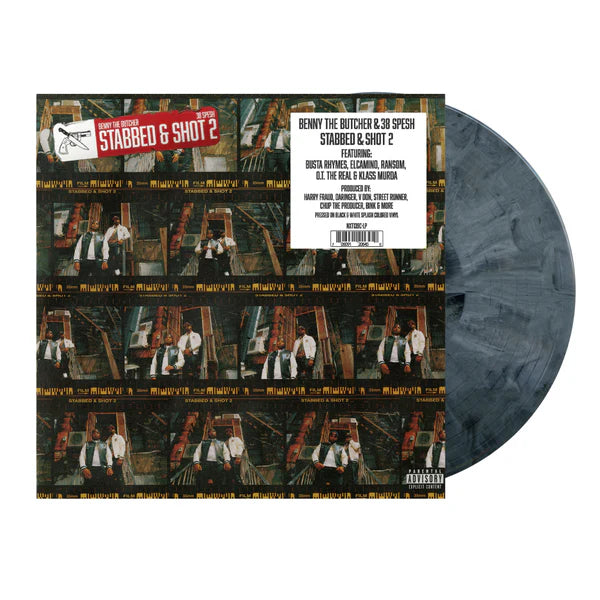 BENNY THE BUTCHER & 38 SPESH - STABBED & SHOT 2 (SEALED)SPLASH VINYL -NEW!-