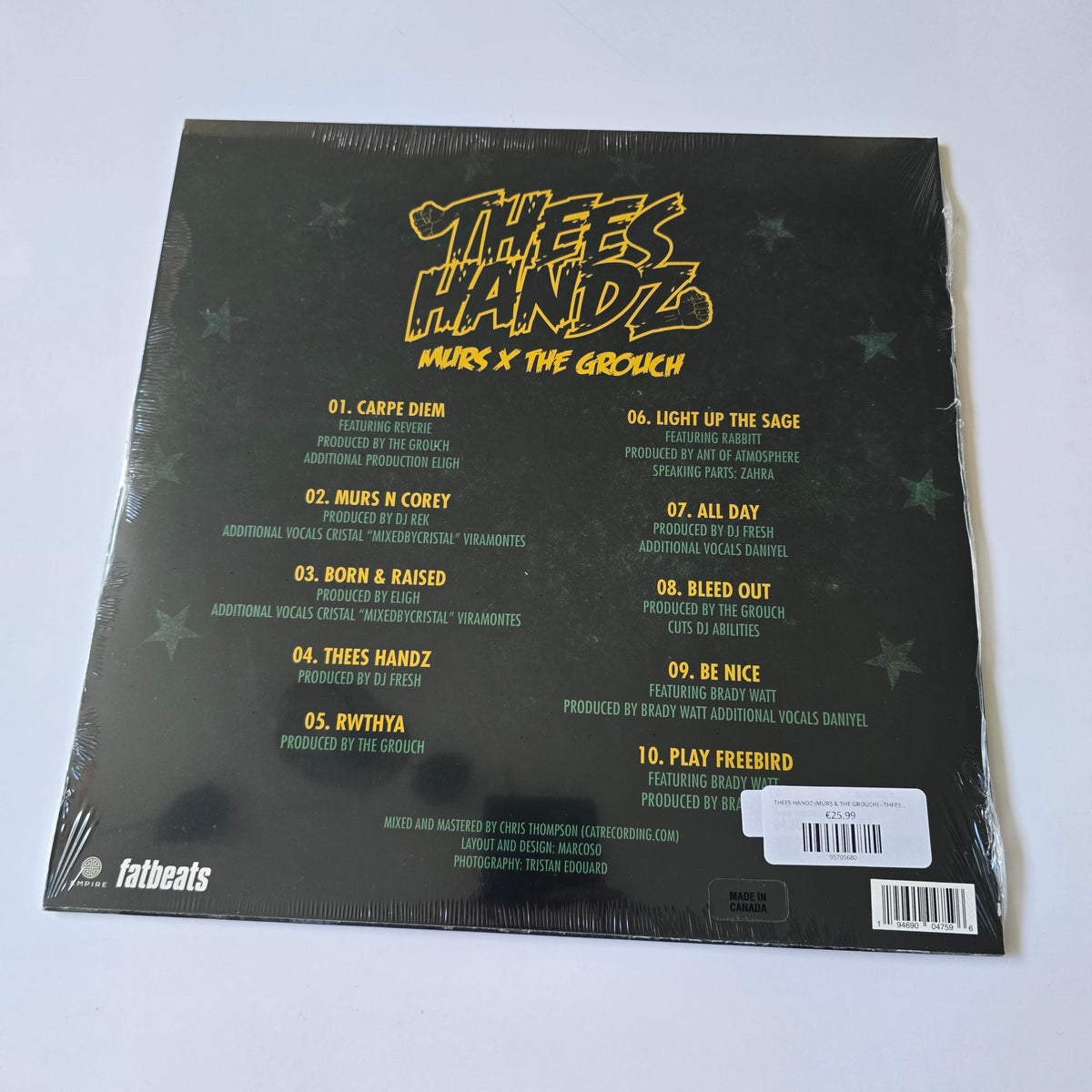 THEES HANDZ (MURS & THE GROUCH) - THEES HANDZ (SEALED) VINYL -NEW!-
