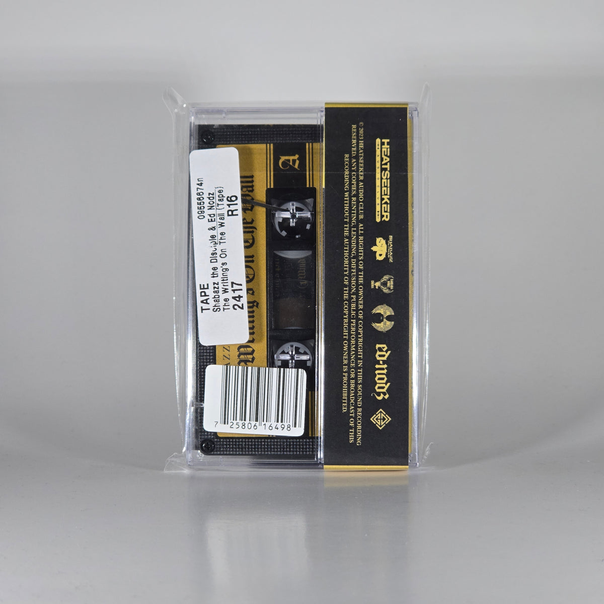 SHABAZZ THE DIDCIPLE & ED NOTZ - THE WRITING'S ON THE WALL (SEALED) CASSETTE -NEW!-