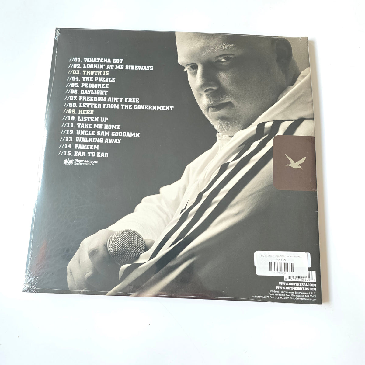 BROTHER ALI - THE UNDISPUTED TRUTH (SEALED) VINYL -NEW!-
