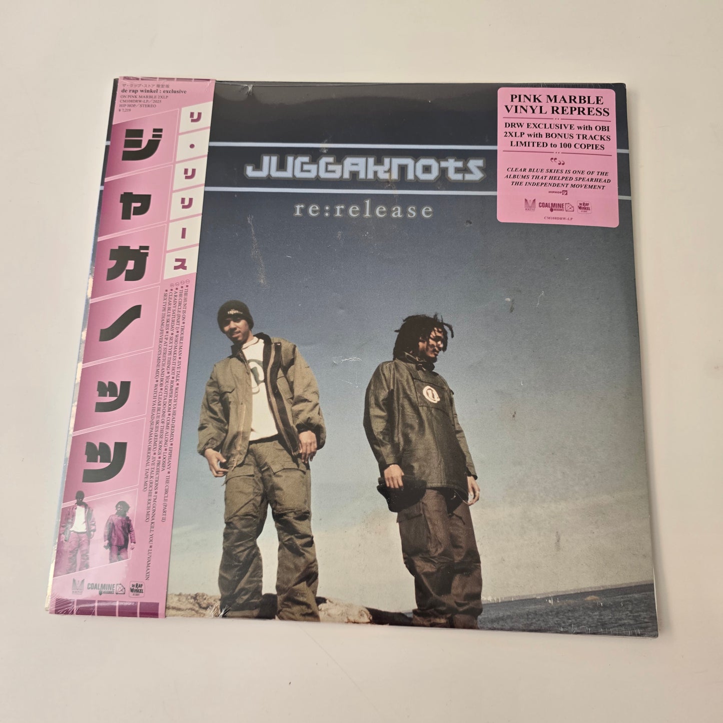 THE JUGGAKNOTS - RE:RELEASE (SEALED) LIMITED EDITION PINK MARBLE VINYL 2XLP -NEW!-