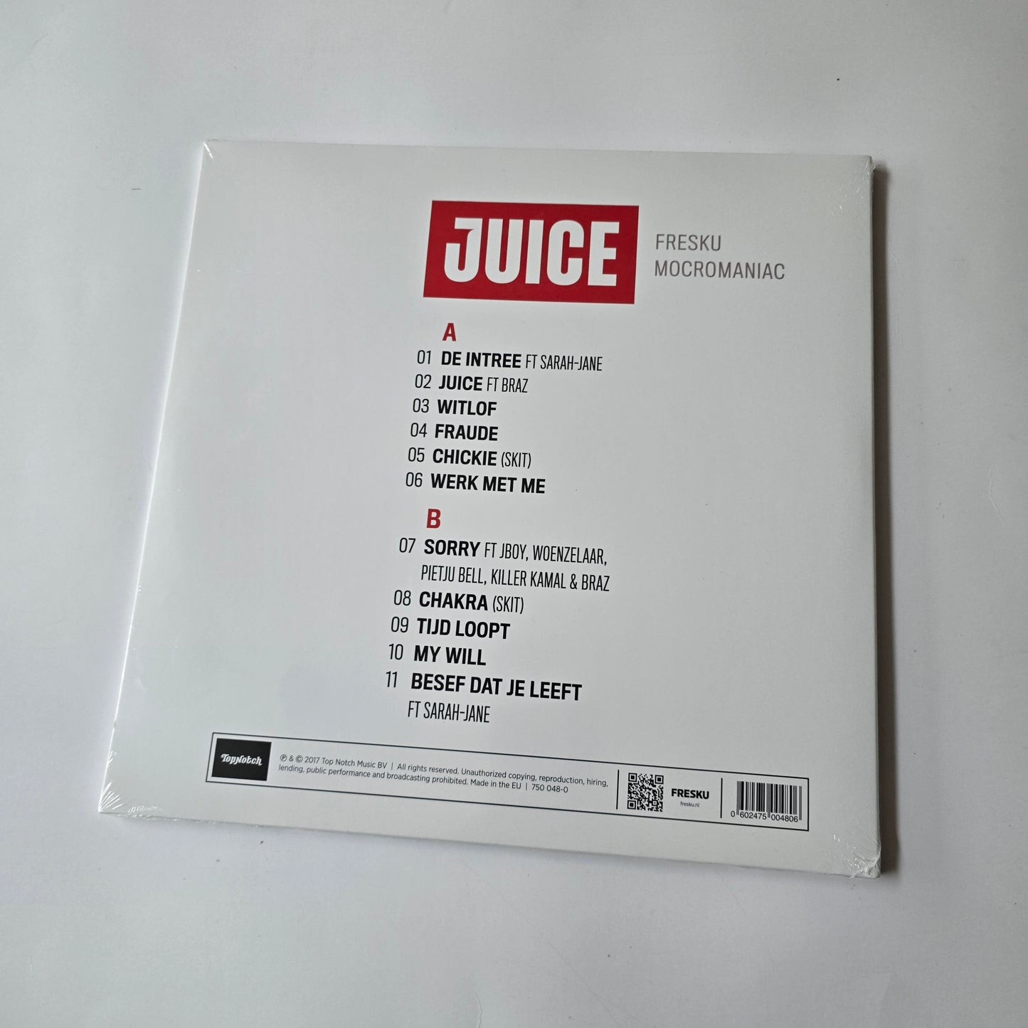 FRESKU & MOCROMANIAC - JUICE (SEALED) WHITE COLORED VINYL -NEW!-