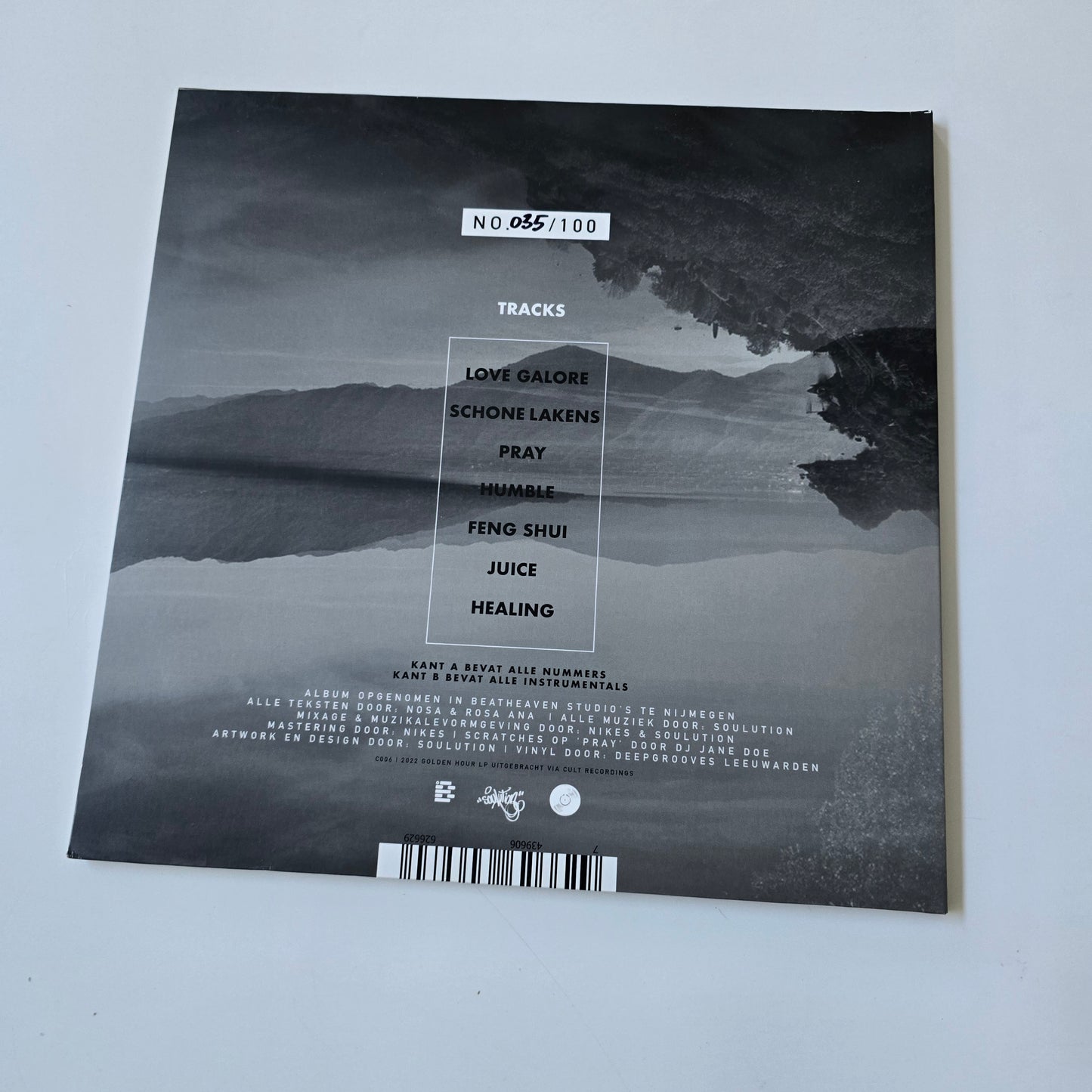 NOSA X ROSA ANA X SOULUTION - GOLDEN HOUR, LIMITED EDITION GOLD COLORED VINYL -PRE OWNED-