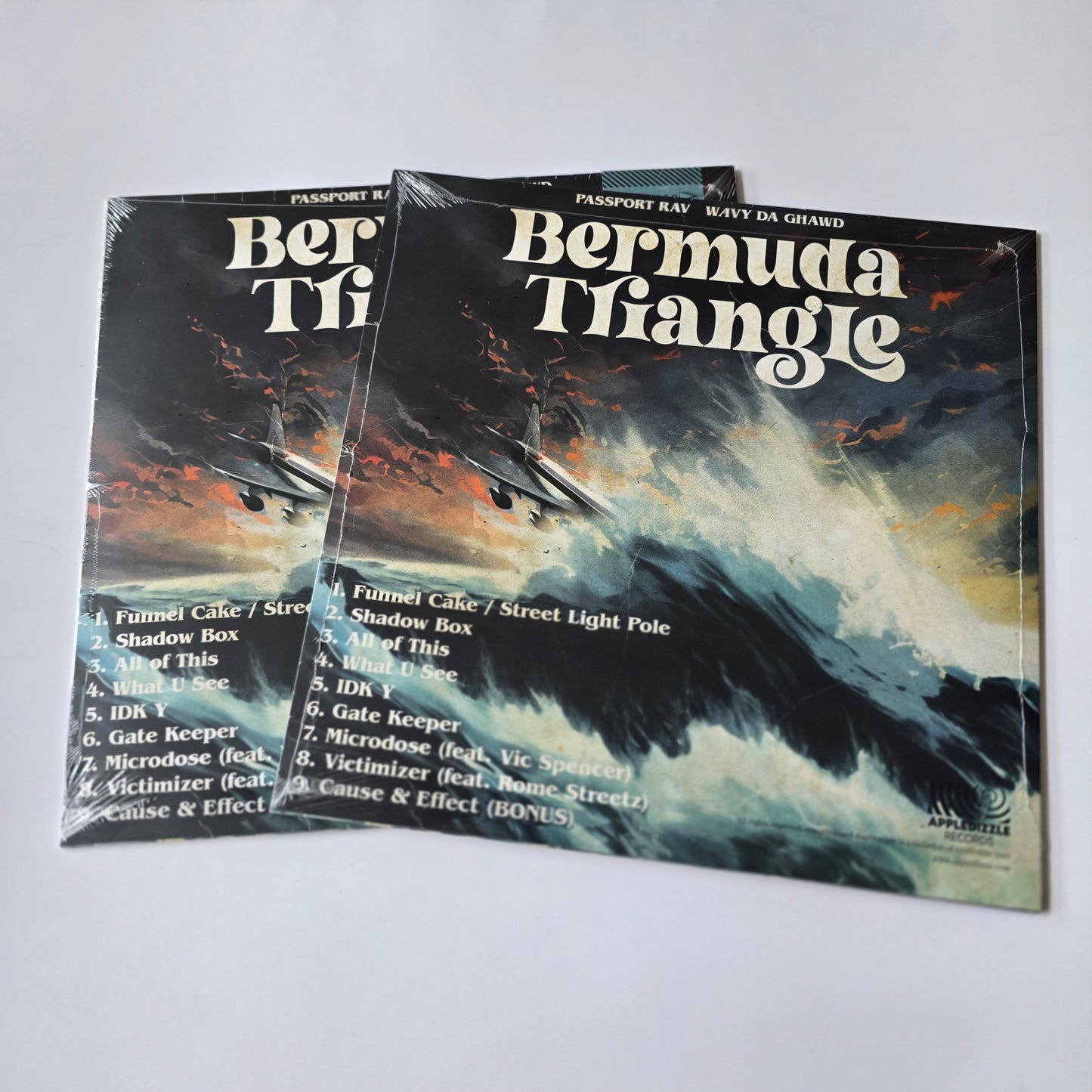PASSPORT RAV X WAVY DA GAWD - BERMUDA TRIANGLE (SEALED) OCEAN BLUE COLORED VINYL -NEW!-