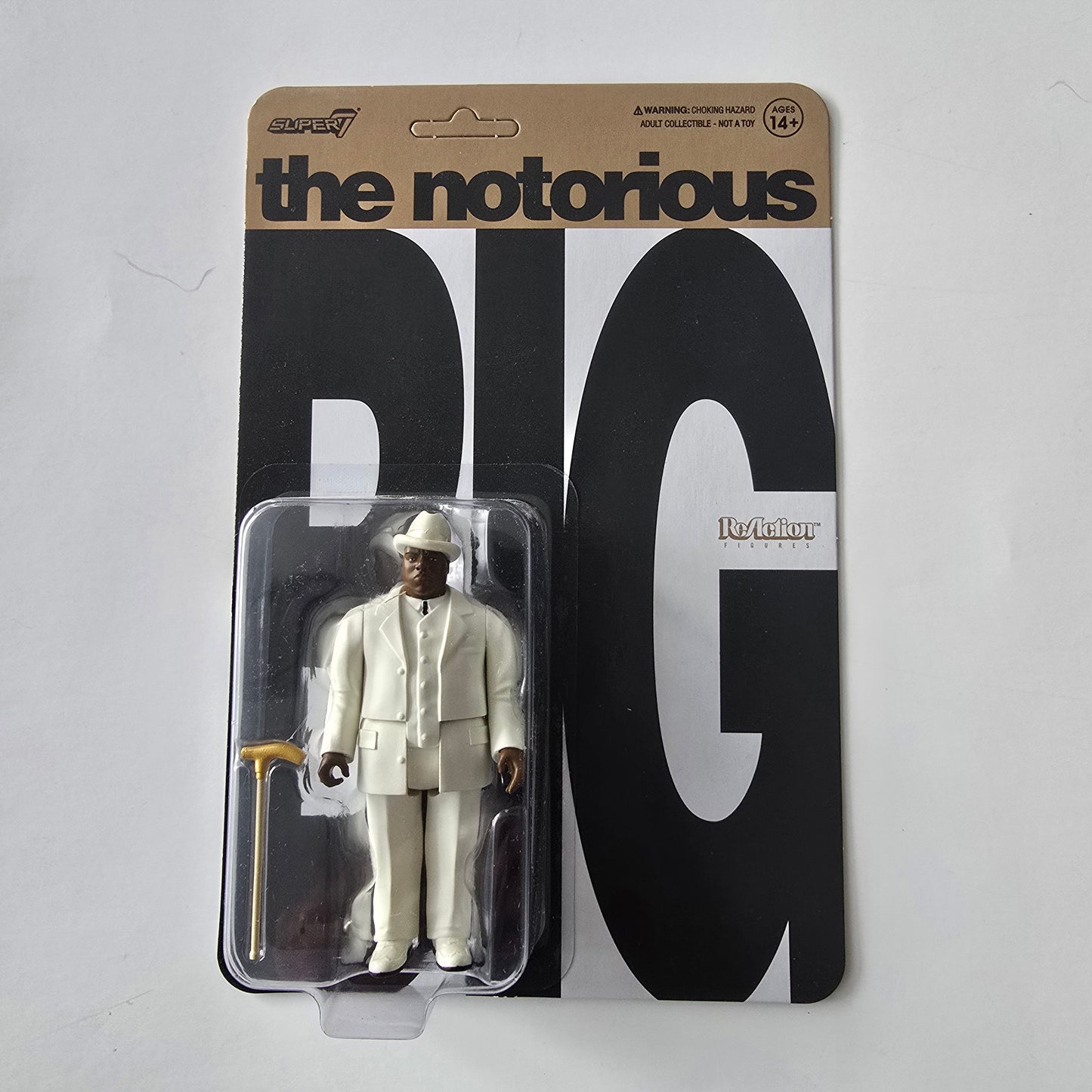 THE NOTORIOUS B.I.G - BIGGIE (IN SUIT) SUPEE7 ACTION FIGURE -NEW!-