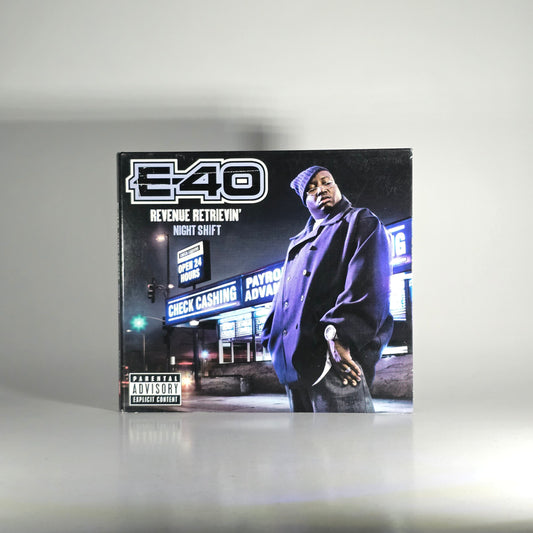 E-40 - REVENUE RETRIEVIN' : NIGHT SHIFT CD -PRE OWNED!-