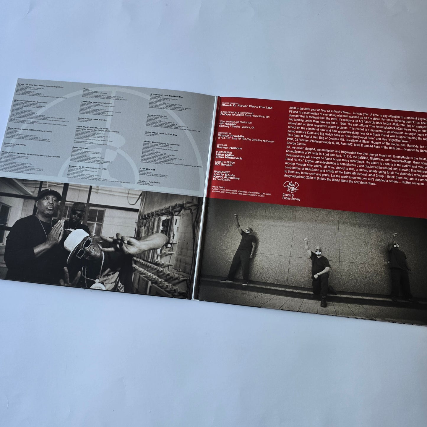 PUBLIC ENEMY - WHAT YOU GONNA DO WHEN THE GRID GOES DOWN VINYL -LIKE NEW!-