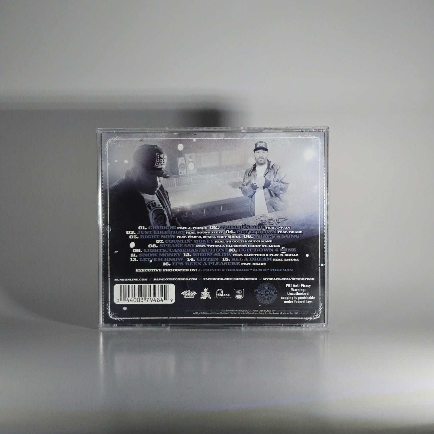 BUN B - TRILL O.G. CD -PRE OWNED!-