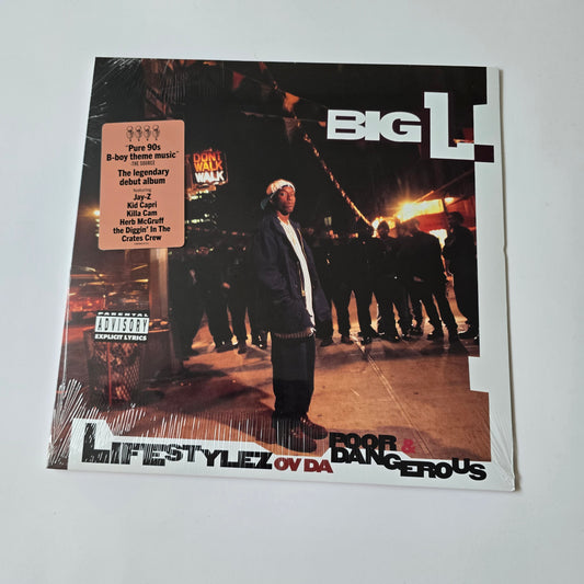 BIG L - LIFESTYLEZ OF DA POOR & DANGEROUS (SEALED) VINYL -NEW!-