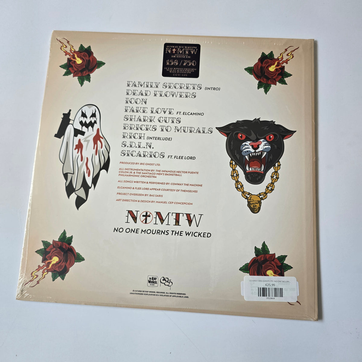 CONWAY X BIG GHOST LTD - NO ONE MOURNS THE WICKED (SEALED) LIMITED EDITION VINYL -NEW!-
