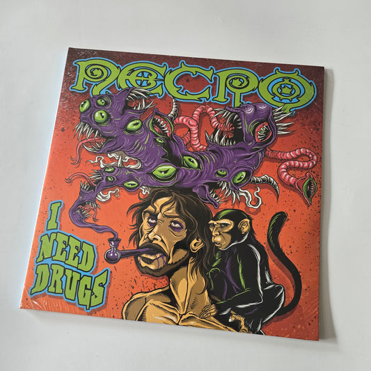 NECRO - I NEED DRUGS (SEALED) SPLATTER VINYL -NEW!-