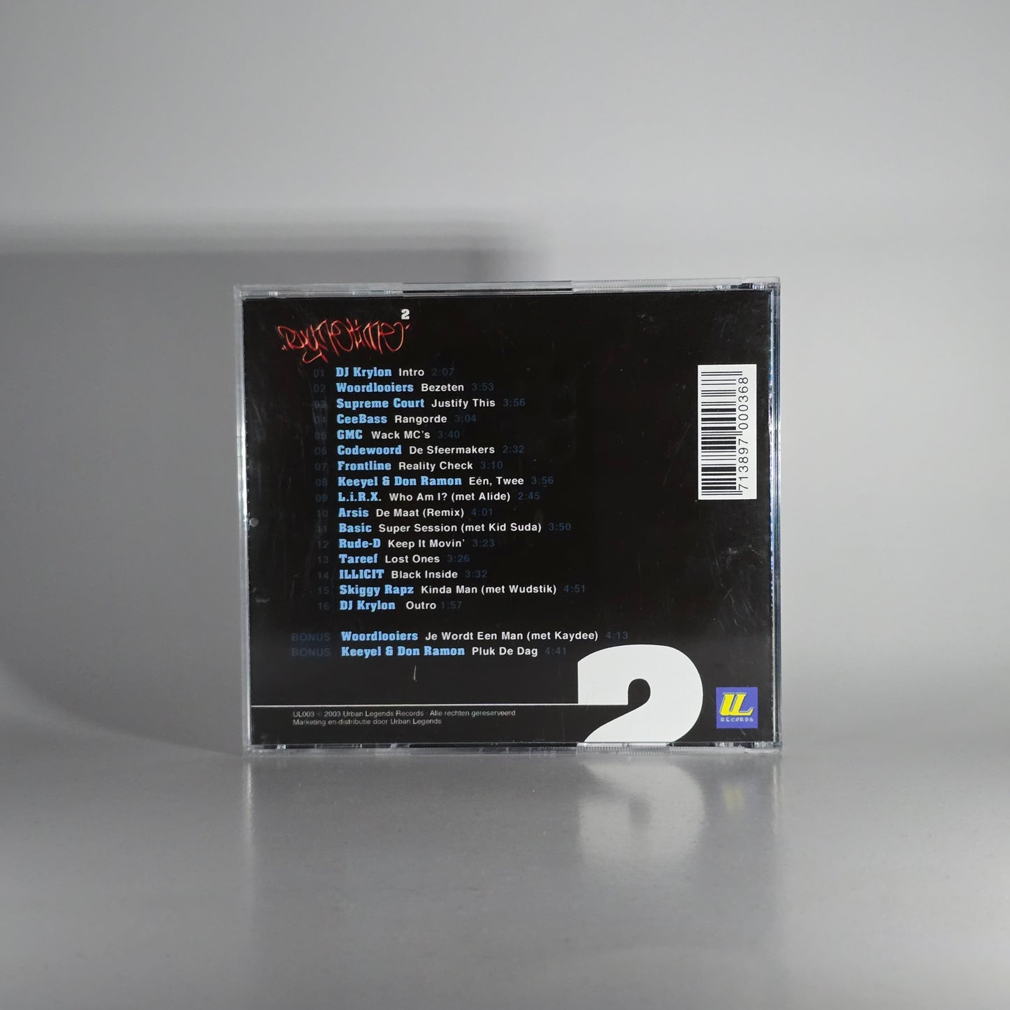 VARIOUS - RHYMETIME 2 - ZONDER PARDON! CD -PRE OWNED-