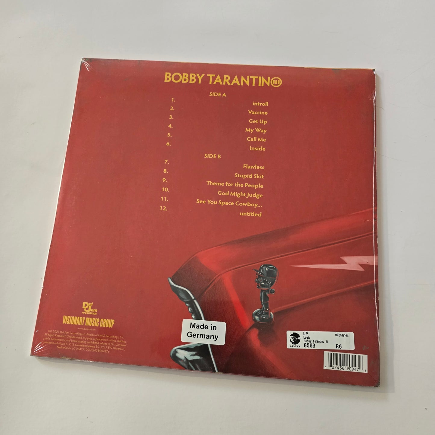 LOGIC - BOBBY TARANTINO 3 (SEALED) VINYL -NEW!-