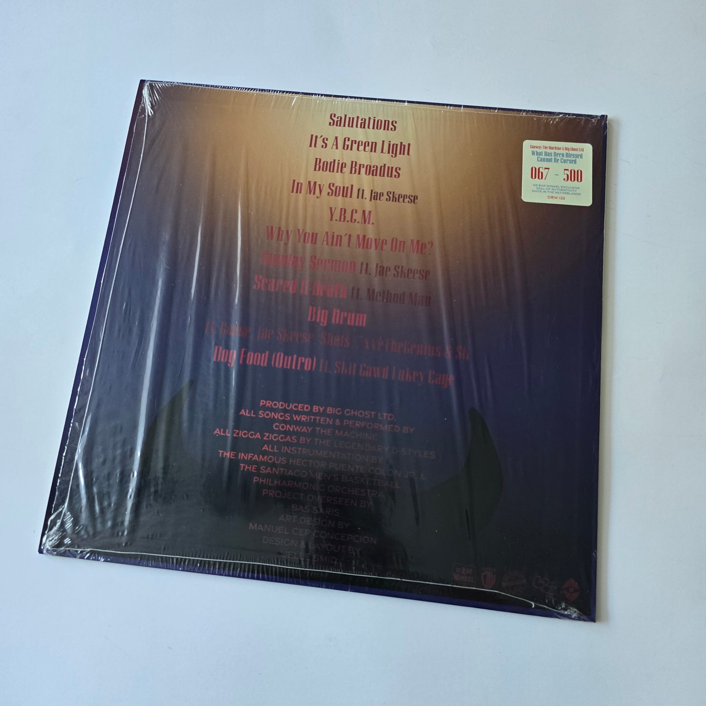 CONWAY THE MACHINE X BIG GHOST LTD - WHAT HAS BEEN BLESSED CANNOT BE CURSED, LIMITED EDITION JUNGLE VINYL -LIKE NEW!-