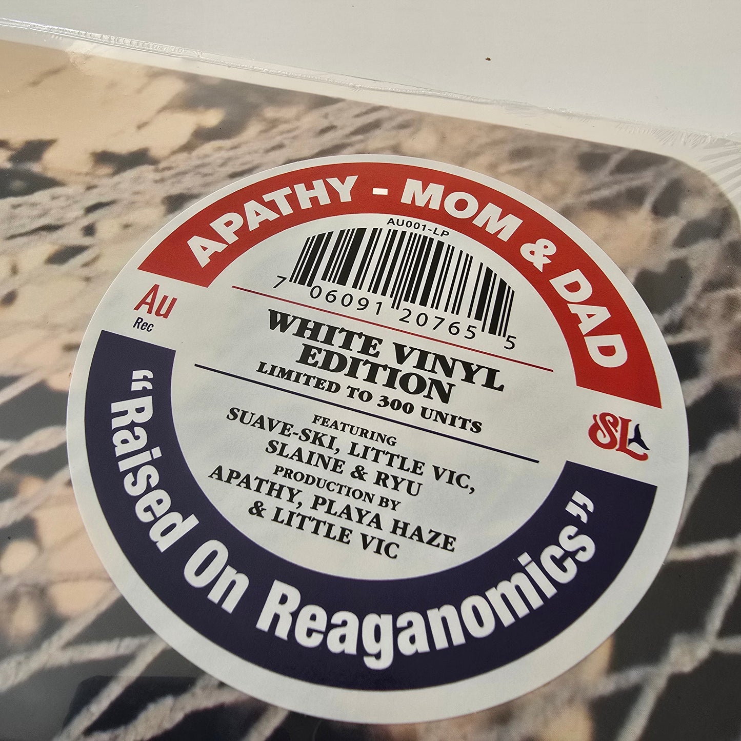 APATHY - MOM & DAD (SEALED) LIMITED EDITION WHITE COLORED VINYL -NEW!-