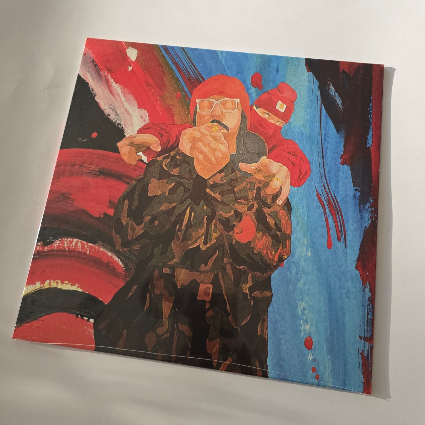 TREE MASON X SPANISH RAN - NO BREAKS FOR THE W3ARY (SEALED) LIMITED EDITION RED COLORED VINYL -NEW!-
